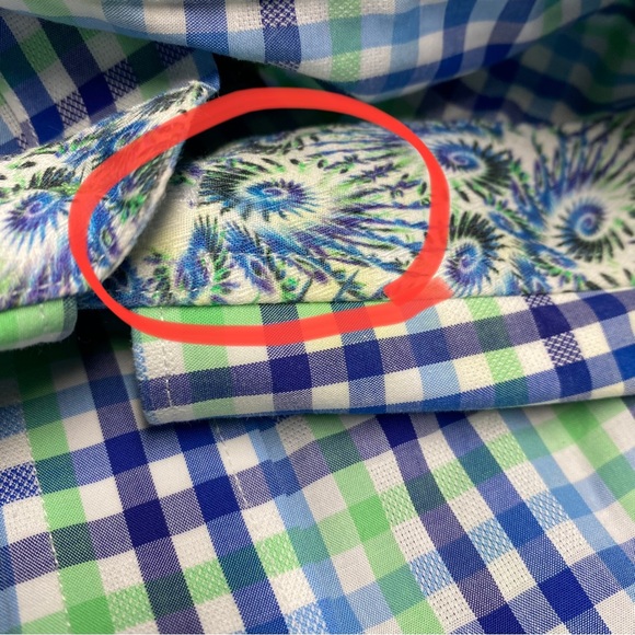 Robert Graham Plaid Shirt Flip Cuff Long Sleeve Mens Size 2XL - Picture 13 of 14